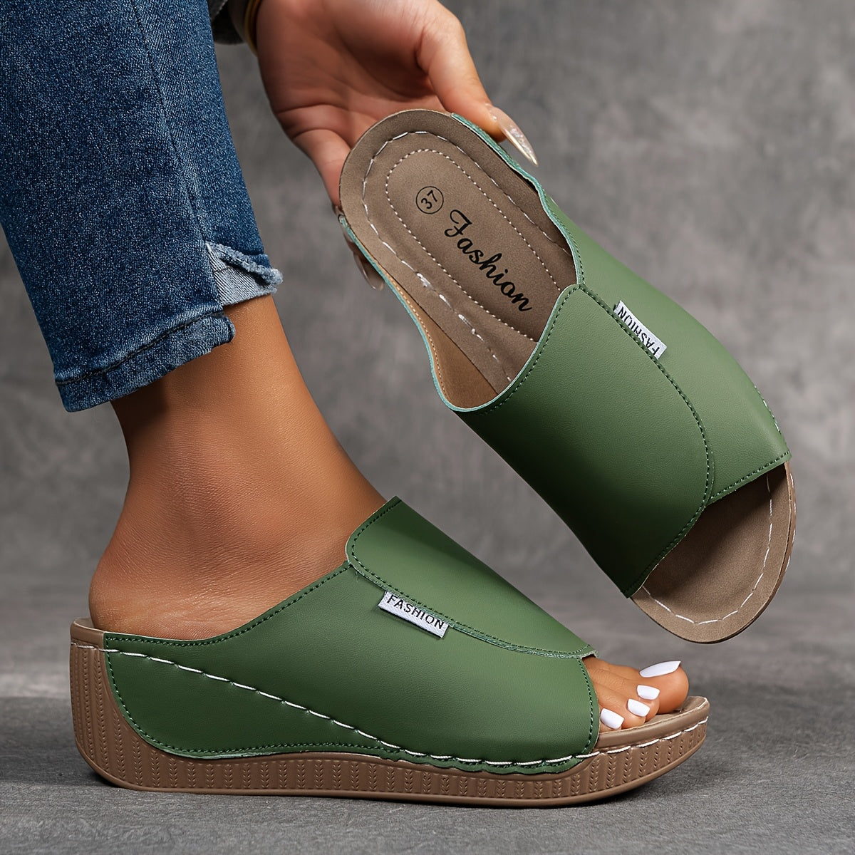 India Komfort-Sandalen mit Fußgewölbestütze