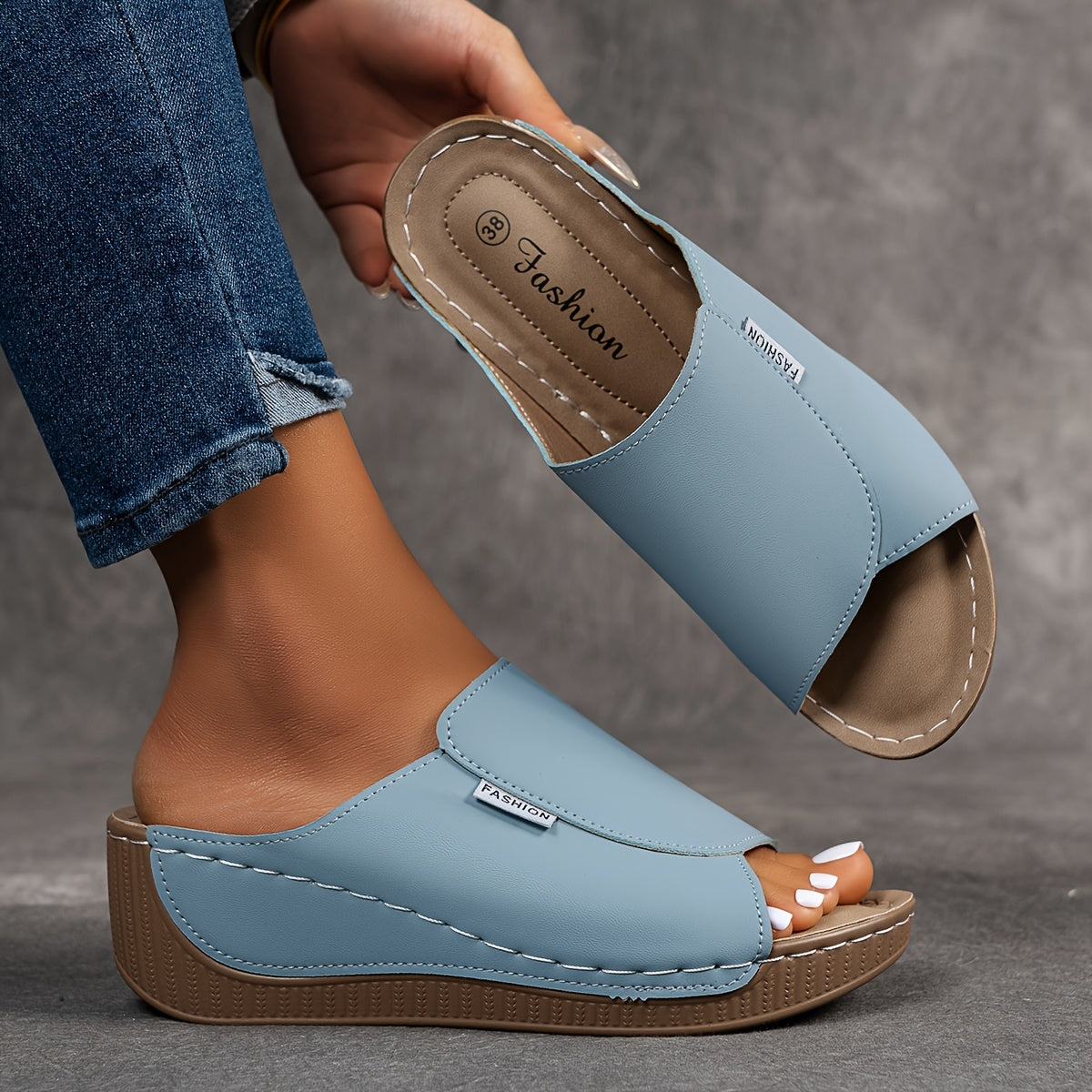 India Komfort-Sandalen mit Fußgewölbestütze