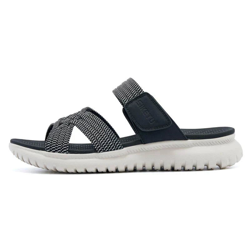 Lina Bequeme Slip-On-Sandalen mit Fußbett