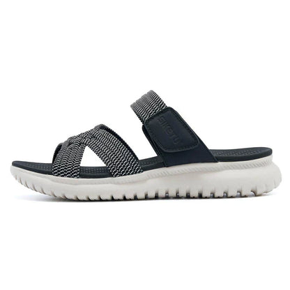 Lina Bequeme Slip-On-Sandalen mit Fußbett