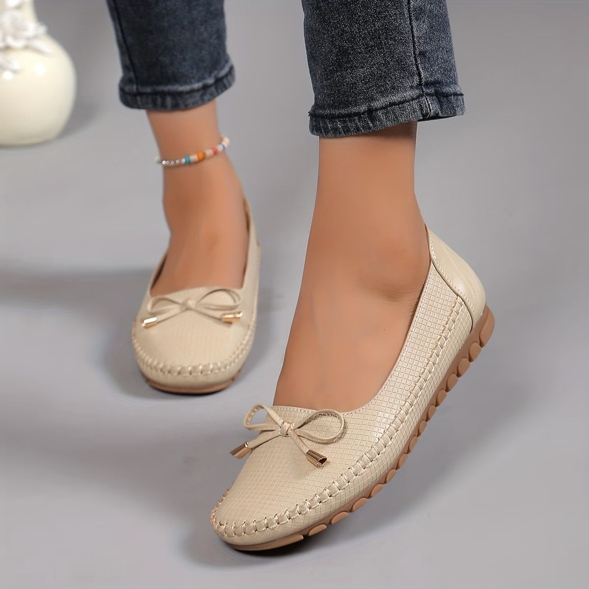 Ultra-bequeme Schleifen-Loafer – Leicht & weich für jeden Tag