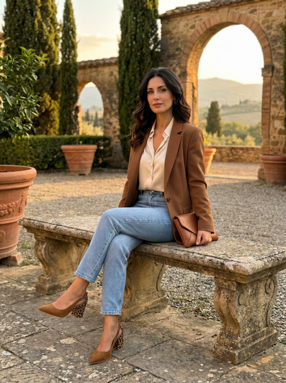 Venezia Classico – Slingback-Pumps mit Absatz im Animal-Print