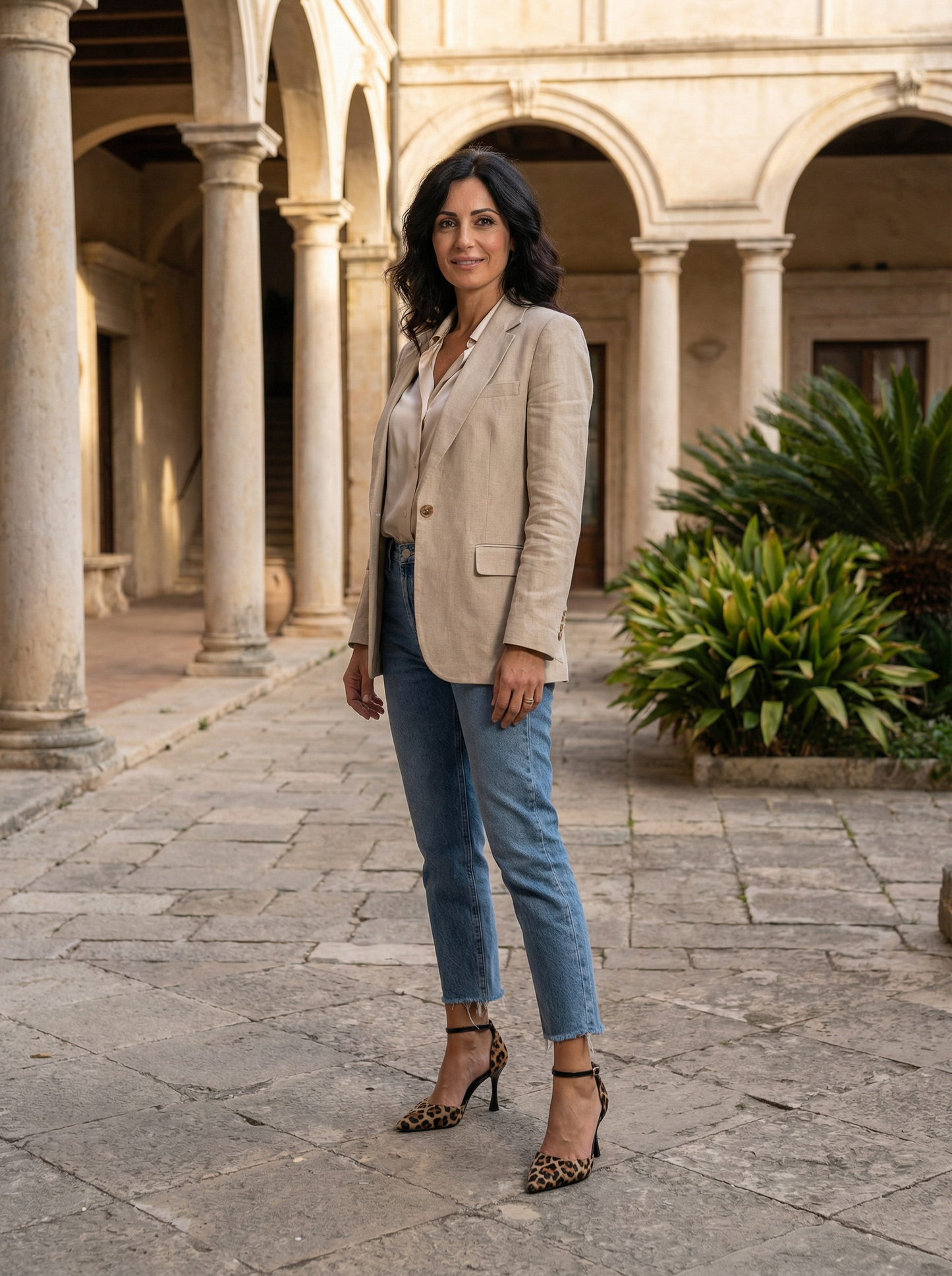 Cielo – Hellblaue Pumps aus weichem Leder