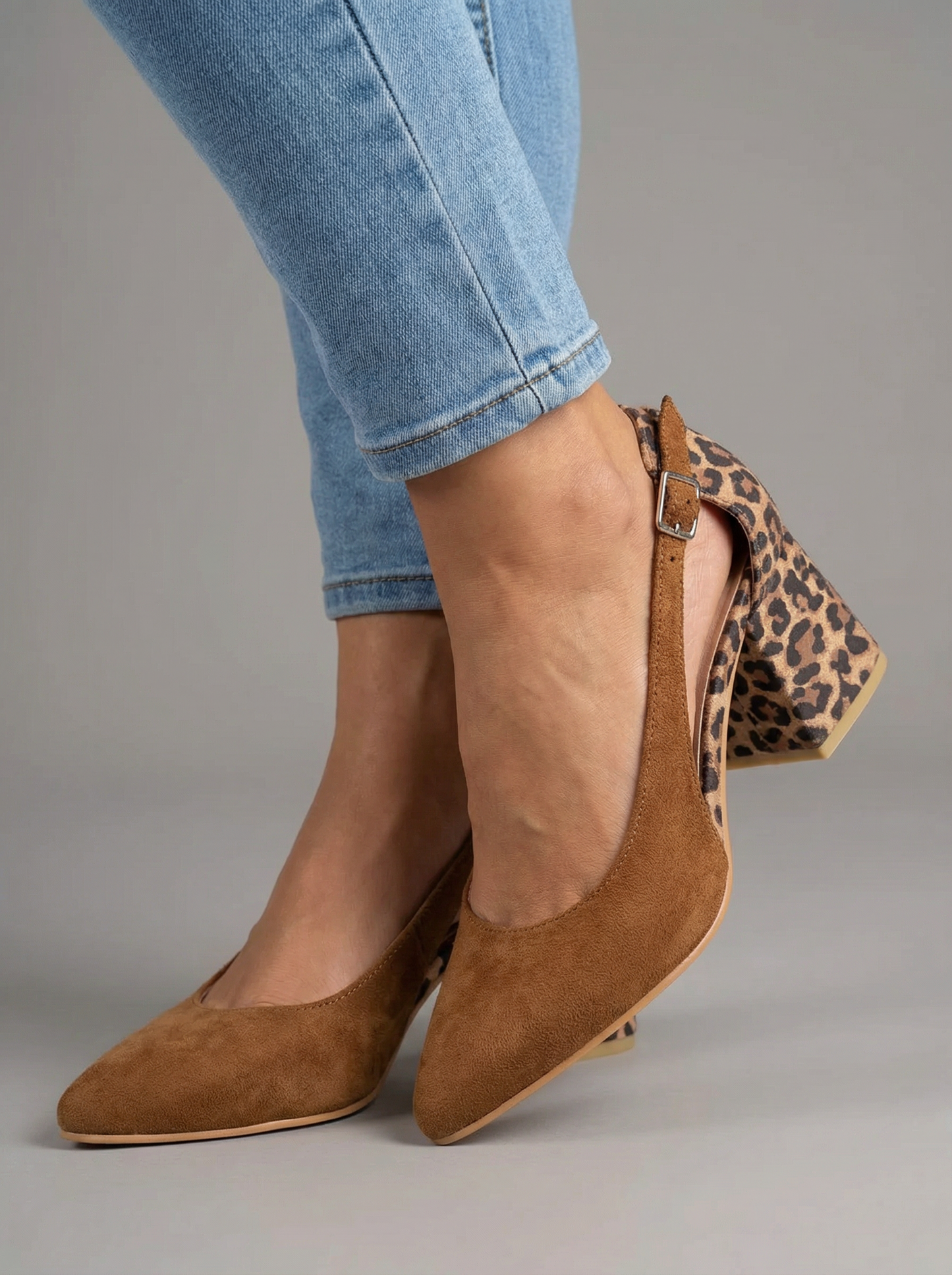 Venezia Classico – Slingback-Pumps mit Absatz im Animal-Print