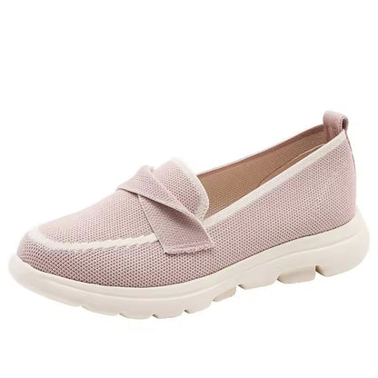 Waltraud™ | Orthopädische Leichte Slip-on Mokassins mit Zierschleife