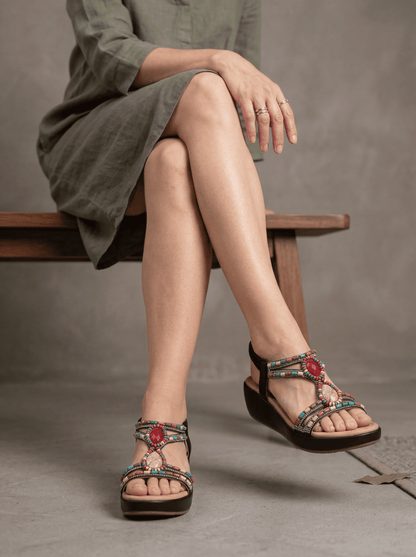 Ingrid™ | Orthopädische Keilsandalen